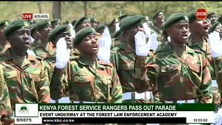 Kenya Forest Service recruits take oath of honor