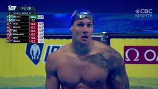 ISL 2020 Caeleb Dressel WORLD RECORD in Men's - 100 m Medley - Semifinal #2. Day 2