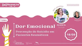 Dor Emocional: prevenção de suicídios em pacientes reumáticos