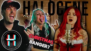 NEW CHRISTMAS BANGER?| British Couple Reacts to HALOCENE - Carol Of The Bells | (REACTION)