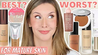 FOUNDATION ROUNDUP | 8 BEST & WORST Foundations For Mature Skin 2022