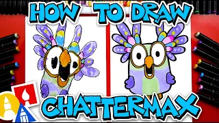 How To Draw Chattermax From Bluey