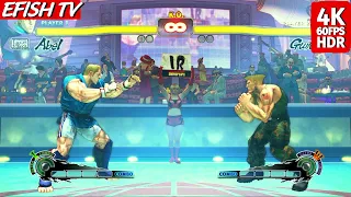 Abel vs Guile (Hardest AI) - Ultra Street Fighter IV | PS5 4K 60FPS