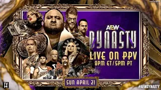 AEW Dynasty Live Watch Along (REACTION)