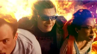 Сцена из фильма "Люди Икс: Апокалипсис" - Ртуть спасает всех мутантов в школе от взрыва | 4K UltraHD