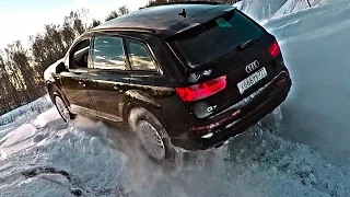 По следам Ленд Крузер 200 на КУ7!? Ауди, которая смогла. Тест драйв Audi Q7 2017