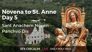 Sant Anachem Noven - Panchvo Dis - 21st July 2023 6:30 AM - Fr. Bolmax Pereira