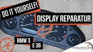Do it Yourself! Wie Du den Tacho BMW 3er, E36 Kombiiinstrument easy selbst reparierst. Schau selbst!