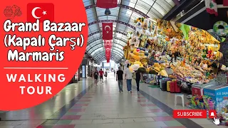 Grand Bazaar (Kapalı Çarşı), Marmaris, Türkiye (Turkey) - Walking Tour