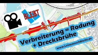 Verbreiterung Südschnellweg = Rodung + Drecksbrühe