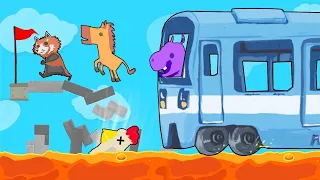 СМЕХ, ПОЗИТИВ И РАДОСТЬ ЗАШКАЛИВАЕТ! - Ultimate Chicken Horse!