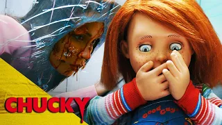 ¡Junior ve caer a su madre desde un rascacielos! | Chucky Temporada 1 | Chucky: El Muñeco Diabólico