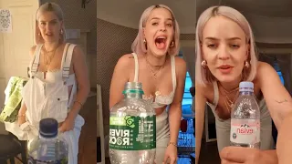 Anne-Marie Trying Bottle Cap Challenge