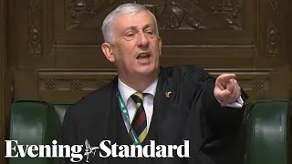 PMQs: Speaker Lindsay Hoyle tells MPs to shut up as Boris Johnson is heckled