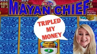 TRIPLED CASH!💥 Mayan Chief Slot Machine💰Talking Stick Resort😍Xtra Rewards🔥#slots #konami #casino