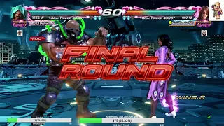 Tekken 7 Energie_Marduk (Marduk) vs Genghis Don (Katarina) Tekken God Omega Deathmatch! part 1