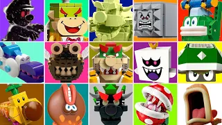 We Made ALL the Bosses with 4 players in Super Mario Bros Wonder - LEGO vs GAME