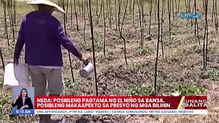 NEDA: Posibleng pagtama ng El Niño sa bansa, posibleng makaapekto sa presyo ng mga bilihin | UB