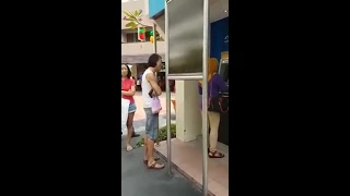 Singapore racist man yelling racist remarks during ATM queue