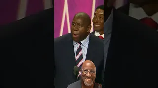 Magic Johnson Thanking All His Fellow NBA Olympians