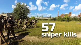 Страйкбол - 57 sniper kills