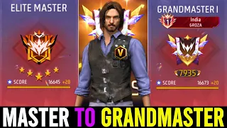 Finally New Grandmaster Done ✅ Road to grandmaster in Solo #freefire