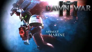 Dawn Of War 3 Skirmish Gameplay - 2v3 Faction War, Assault Marine Build (No commentary, 2021)