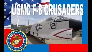 SUPERSONIC F-8 Crusader variants of the USMC