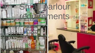 My home based parlour or salon tour. Basics things and setting for small parlour at home. urdu.