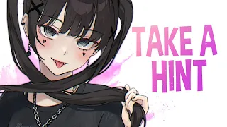 1 HOUR Nightcore - Take A Hint (Lyrics)