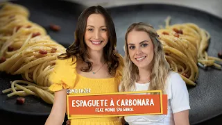 Como fazer espaguete à carbonara | Renata Fontanetti feat. Monik Spagnhol