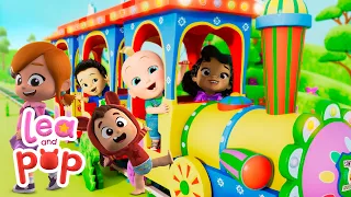 Vehicles Song(Cars, Boats, Trains) and 🌊A  Sailor Went To Sea | Baby Songs with Lea and Pop