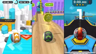 Gyro Balls Gameplay Comparison: GyroSphere Trials vs Going Balls vs GyroSphere Evolution (Part #1)