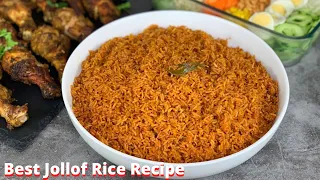 BEST GHANA JOLLOF RICE RECIPE | SIMPLEST YET DELICIOUS JOLLOF RICE | GHANA JOLLOF | DEBZIES DELIGHT