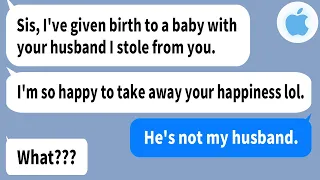 【Apple omnibus】My lil sister who stole my husband called me to say she's now pregnant with his...