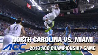 North Carolina vs. Miami Championship Game | ACC Men's Basketball Classic (2013)