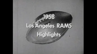 1958 Los Angeles Rams highlights
