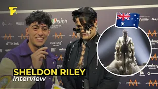 Sheldon Riley "Not The Same" [Eurovision 2022 Australia] | Interview after second rehearsal