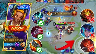 BEST BUILD TO COUNTER THESE 3 STRONG DAMAGE HEROES | BRUNO INSANE DAMAGE AND LIFESTEAL BUILD