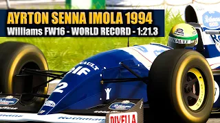 Assetto Corsa Gameplay: Ayrton Senna Williams FW16 Imola 1994