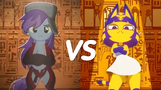 Ankha Dance VS Ankha but My Little Pony anime meme animation