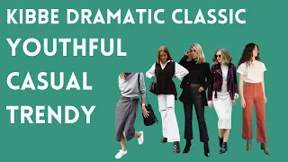 Dramatic Classic - Trendy, Youthful, Casual Outfits for Kibbe DC