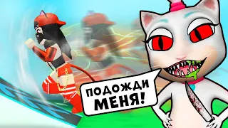 КАК УБЕЖАТЬ ОТ ГОВОРЯЩЕЙ КОШКИ в РОБЛОКС? 😱🔪 Speed Simulator в 3 ЧАСА НОЧИ