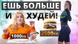 Как Начать ЕСТЬ БОЛЬШЕ, чтобы ПОХУДЕТЬ!? Реверсивная Диета