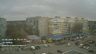 Timelapse 21-02-2019 - Новомосковск, Украина