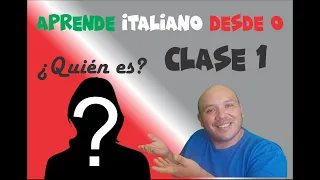 APRENDE ITALIANO DESDE 0 CLASE 1 (persona real aprendiendo)