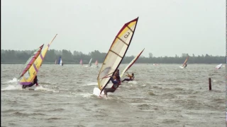 Vintage windsurfing 1985 (NCRV Surfdag Zeewolde / Holland surf pool / Boot Dusseldorf)