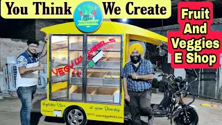 Fruit & Veggies Business On E Rickshaw || Any Business Possible On E Shop || Make By Vcrea8 in Delhi