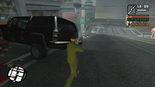 GTA San Andreas Chinatown Shootout + Six Star Wanted Level Escaped