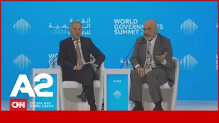 Rama me Tony Blair në panelin e Samitit Botëror të Qeverisjes në Dubai mbi rolin e teknologjisë